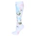 Sports Socks Women's Floral Print Compression Socks Elastic Knee High Sports Calf Socks New_desvips.com