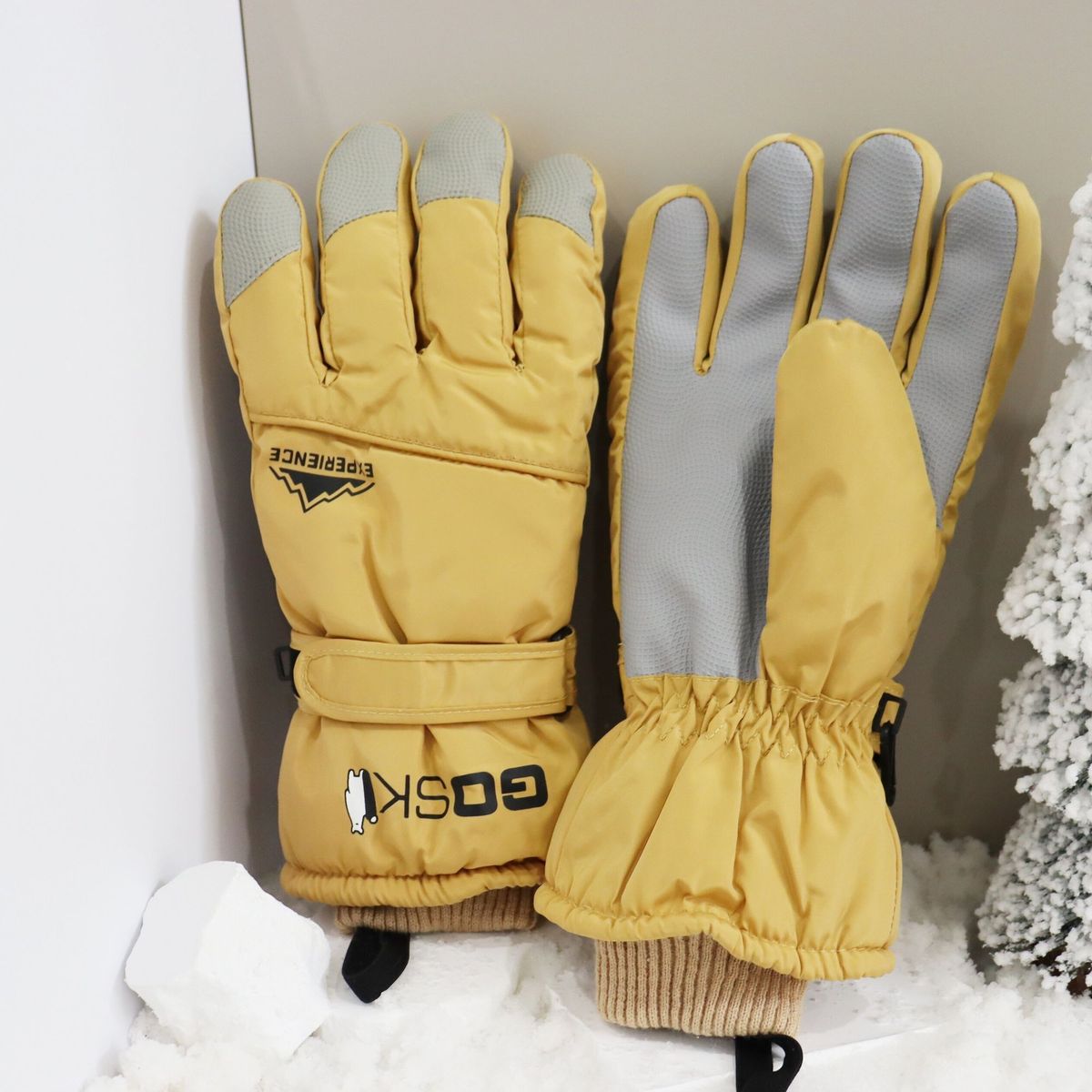 Winter Cold Protection, Outdoor Cycling, Electric Bike Riding, Warm Skiing Gloves With Velvet, Waterproof Touch Screen,_desvips.com