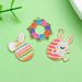 30 Bunny Series Mixed Cartoon DIY Decoration Parts Easter Egg Children's Craft Accessories_desvips.com