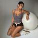 Women's Breathable V-Neck Yoga Tank Top – Backless Workout Shirt With Quick-Dry Fabric For Summer Fitness_desvips.com