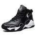 High-top Men's All Seasons 2025 New Sports Student Wear-resistant Trendy Large Size Youth Leather Basketball Shoes_desvips.com