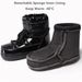 Warm Snow For Women 2025 New Winter Women's Moon Thin Sole Mid-Calf Water-Resistant Space Boots_desvips.com