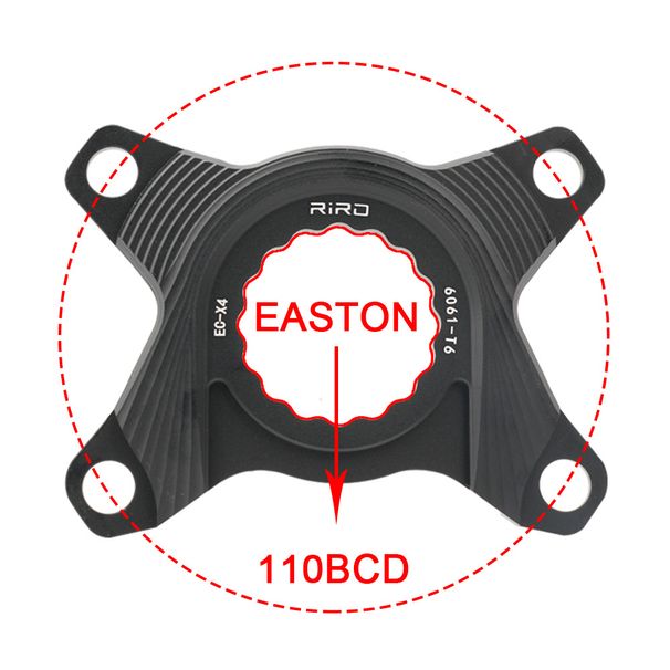 RIRO Crank Conversion Adapter Compatible With EASTON To SHIMANO Single Double Chainring BCD110/130 Four And Five-Claw_desvips.com