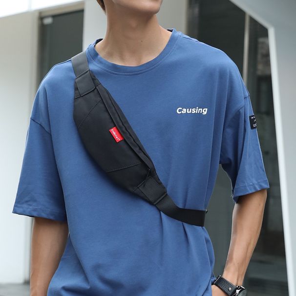 Men's Phone Waist Multifunctional Trendy Brand Single Shoulder Small Sports Chest Backpack Crossbody Bag Wholesale_desvips.com
