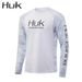 HUK Men's New Summer UPF+50 Ice Silk Lightweight Breathable Quick-Dry Long Sleeve Lure Fishing Clothing_desvips.com