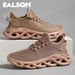 Men Sports Running Jogging Shoes Casual Sneakers Brown Outdoor Breathable Mesh Women Light Shock-absorption Black Tennis_desvips.com