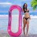Inflatable Pool Lounge Chair Extra Wide PVC Floating Bed With Adjustable Backrest For Adults Beach Lake Relaxation_desvips.com