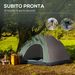Tenda Da Campeggio 2 Posti Con Borsa Da Trasporto, Ganci Per Lampade E Tasche Portaoggetti, 210x210x135 Cm_desvips.com