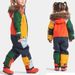 Outdoor Single And Double Board Luminous Windproof Waterproof Thickened Warm One-piece Children's Ski Suit_desvips.com