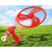 Bamboo Dragonfly Disc, Hand-pulled String Launcher, Rotating Flying Outdoor Children's Toy For Parent-child Interaction_desvips.com