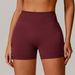 PeakGo Custom Seamless High-Waist Yoga Tummy Control Butt-Lifting Fitness For Outdoor Running Sports Shorts 7137_desvips.com
