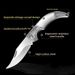 Stainless Steel Mini All-steel Patterned Pocket Outdoor Portable Fruit Package-opening Knife, Folding Knife_desvips.com
