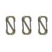 ROCK MONKEY Outdoor Camping D-Shaped Zinc Alloy Keychain Backpack Water Bottle Multi-Functional Hiking Hook_desvips.com