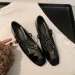 Stylish Ballet Shoes Chunky Women Fashion Metal Buckle Casual Flats Outdoor Mary Jane Designer Shoe_desvips.com