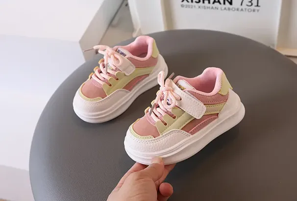 Kids Sneakers for Girl Boy 2024 Autumn New Fashion Style Comfortable Anti-slip Casual Toddler Happysteps Sports Shoes_desvips.com