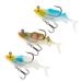 Shark Skimmer|3-Pack Lead Set Lure Soft Tail-Cutting Fish Bait For Bass And Perch Cross-Border_desvips.com
