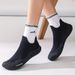 GallonShark Silent Indoor Sports Shoes And Socks Gym Ultra Lightweight Shock Absorbent Breathable Anti Slip Soft Bottom_desvips.com