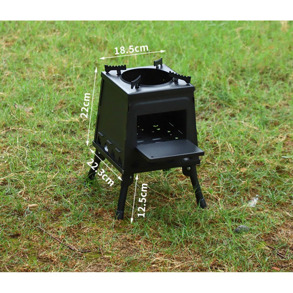 Firewood Outdoor Portable Camping Cooking Foldable Pot Indoor Heating Fire Stove_desvips.com