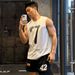Running Vest Men's Quick-Drying Breathable American Fitness Sleeveless T-Shirt Summer Mesh Sports Top Basketball_desvips.com