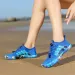 Men Women Water Shoes Upstream Wading Swimming Barefoot Five Fingers Aqua Shoes Colorful Beach Seaside Light Unisex_desvips.com
