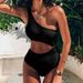 2025 New Bikini Off-Shoulder DJ Sexy Backless Photo Shoot Multicolor Women's Swimsuit Hot Spring_desvips.com