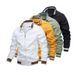 Windbreaker White Casual Jacket Fashion Outdoor Waterproof Sports Coat Spring Summer Bomber Jacket Men Clothing_desvips.com