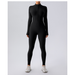 European And American Hot-Selling Winter Fleece-Lined Yoga Suit Long Sleeve Warm Outerwear Fitness Sports One-Piece_desvips.com