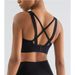 Custom Fixed Chest Pad Running Shock Absorption Sports Fitness Shockproof Gathered Cross Back Beauty Bra_desvips.com