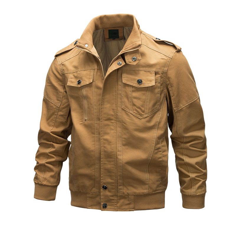 Men's Clothing jacket cotton men's new men's large size jacket flying coat _desvips.com