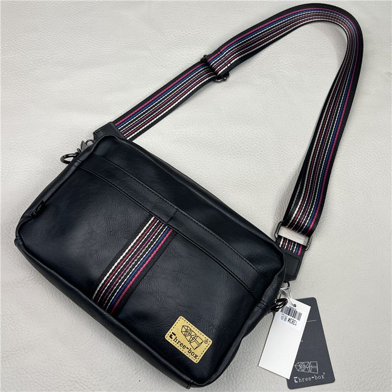 Threebox Casual Stripes Ribbon Outdoor Men's Bag_desvips.com
