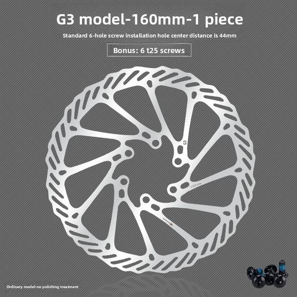 Mountain Bike 160/180/203mm Six-Socket Disc Brake Pads G3/HS1 With Screws_desvips.com