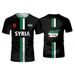 New Syria Football Jersey Men's Sports Syrian Flag Street Oversized Tops Unisex Casual Graphic T-shirts Mens Gifts_desvips.com
