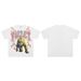 VALLEY New Trendy Rhinestone Letter Tiger Print High Street Fashion Unisex Short Sleeve T-Shirt Summer_desvips.com