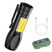 Cross-Border New Multi-Functional USB Charging Outdoor Portab COB Side Strong Light Mini Small Flashlight Gift_desvips.com