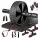 Abdominal Wheel 7 Piece Set Home Indoor Equipment Skipping Push Up Stand AB Wheel Fitness Combination Set_desvips.com