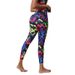 New Printed Yoga For Women High Elastic Tight Stretch Brushed Leggings Sports Fitness Pants Comfort_desvips.com