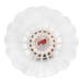 Red Double Happiness DHS Durable Training Nylon Badminton Plastic Rubber Practice Shuttlecocks 6-Pack White EG60_desvips.com