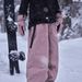 Women's And Men's Fleece-lined Pan, Windproof, Outdoor, Simple, Tapered, Loose-fitting, Waterproof, Cold-proof Ski_desvips.com
