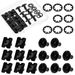 25 Piece Football Backplate Screw Set. Backplate Hardware Includes Truss Head Slotted Fasteners And Washers._desvips.com