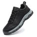 Men's round head British fashion leather men's sports casual shoes_desvips.com