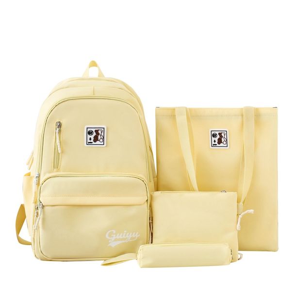 New large capacity fashion backpack cute girls popular schoolbag travel multi-purpose bag_desvips.com