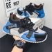 Summer Breathable Mesh Sports Running Casual Men's Thick Sole Heightening 2024 New Dad Trendy Shoes_desvips.com
