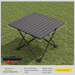 Outdoor Folding And Chair Board Portable Aluminum Alloy Ultra-light Picnic Table Egg Roll Camping Pack_desvips.com