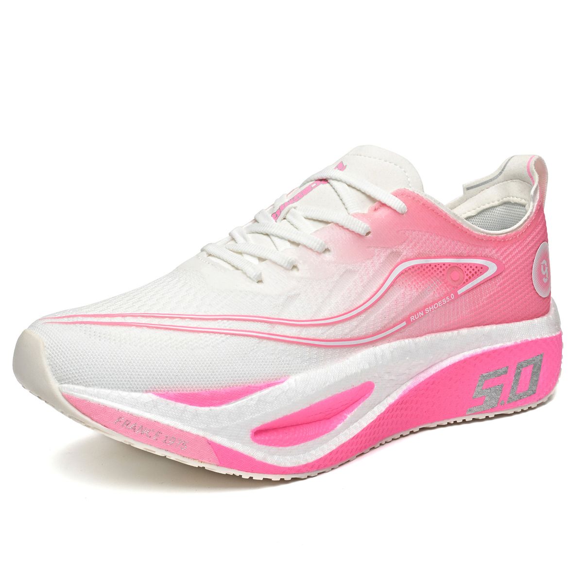 New Trendy Running Comfortable Breathable Men's And Women's Sports Casual Shoes, Outdoor Large-sized Black 10_desvips.com