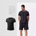 Summer Sports Men's Clothes Short Sleeved Outdoor Quick Drying Men's Casual Short Sleeved Breathable Professional Sweat Absorbent Round Neck_desvips.com
