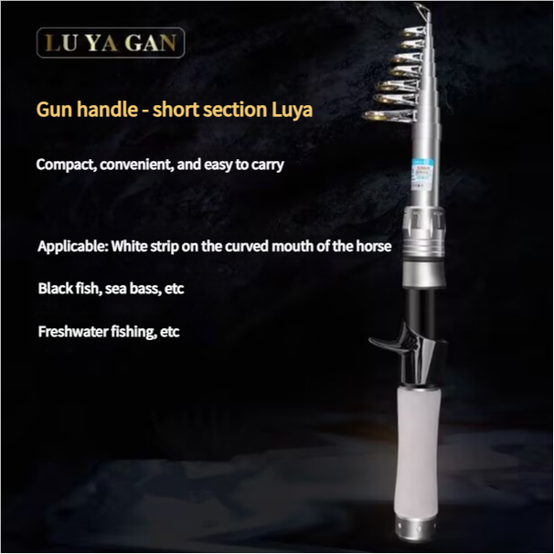 Dawa Whale Shark Ultra Short Segment Telescopic Roa Asian Portable Drifting Mini Small Sea Full Set Of Makou Fishing_desvips.com