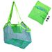 Portable Beach Mesh Large-capacity Travel And Swimming Clothing Organizer, Foldable Bag, Portable Toy Storage Bag_desvips.com
