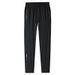 Men's Ice Silk Ultra-Thin Summer High Elasticity Sports Casual Quick-Dry Silky Smooth Straight-Leg Plus Size Long Pants_desvips.com