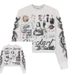 2025 New CKART Japanese Anime Angel Crew Neck T-Shirt Pullover Top With Cuff Long Sleeve_desvips.com