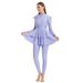 Muslim Swimwear Swimsuit Conservative Swimsuit Dress-style Sunscreen Hot Spring_desvips.com